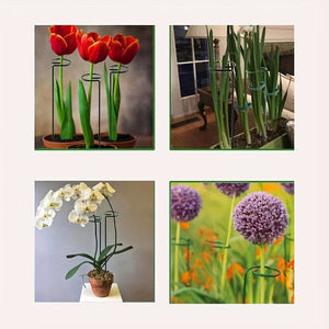 Planet Gates 2 Support Rods 2pcs, Iron Plant Support Pole 39.88cm*6.3cm, Plant Support Stakes, Flower Garden Stakes Plant Stick Supports Cages Ring Hoops