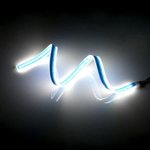 Planet Gates 2 x Sequential LED Strip Turn Signal Indicator Car DRL Daytime Running Light UK