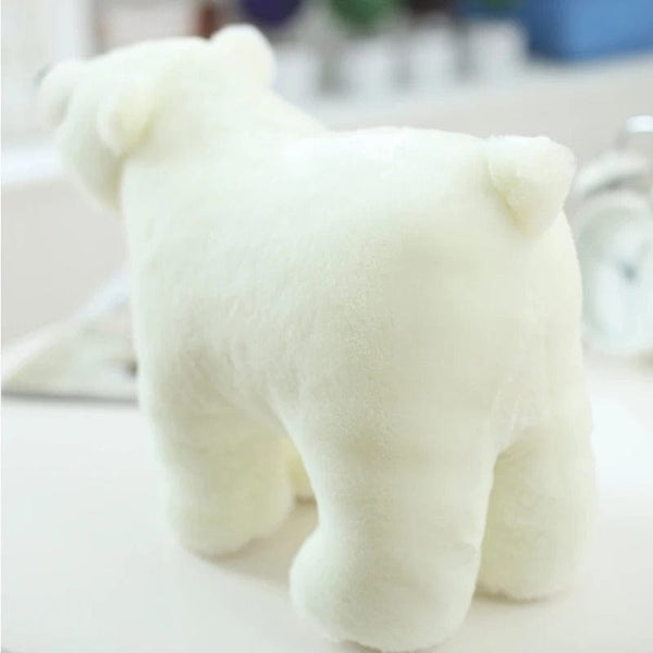 Planet Gates 20/25/35/45cm Super Lovely Polar Bear Family Stuffed Plush Placating Toy Pure White Bear Soft Fabric Doll Gift for Children