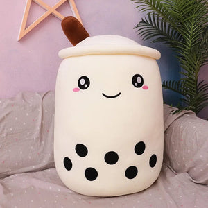 Planet Gates 20-25cm 10 9.4 inch Boba Plush Stuffed Bubble Tea Plushie Cartoon Milk Tea Cup Pillow Soft Kawaii Gifts for Kids