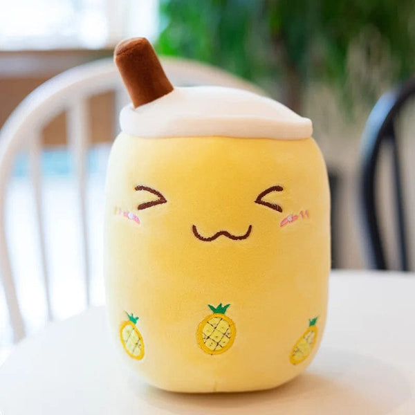 Planet Gates 20-25cm 14 9.4 inch Boba Plush Stuffed Bubble Tea Plushie Cartoon Milk Tea Cup Pillow Soft Kawaii Gifts for Kids