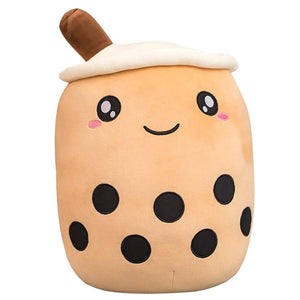 Planet Gates 20-25cm 15 9.4 inch Boba Plush Stuffed Bubble Tea Plushie Cartoon Milk Tea Cup Pillow Soft Kawaii Gifts for Kids