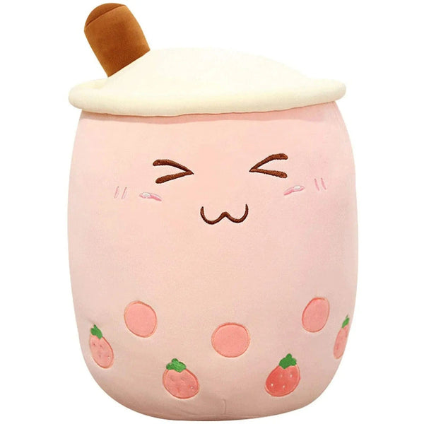 Planet Gates 20-25cm 17 9.4 inch Boba Plush Stuffed Bubble Tea Plushie Cartoon Milk Tea Cup Pillow Soft Kawaii Gifts for Kids