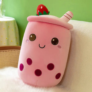 Planet Gates 20-25cm 3 9.4 inch Boba Plush Stuffed Bubble Tea Plushie Cartoon Milk Tea Cup Pillow Soft Kawaii Gifts for Kids