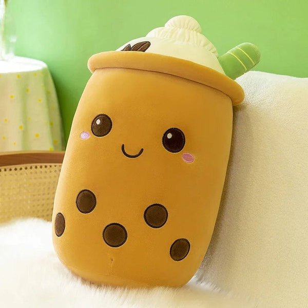 Planet Gates 20-25cm 4 9.4 inch Boba Plush Stuffed Bubble Tea Plushie Cartoon Milk Tea Cup Pillow Soft Kawaii Gifts for Kids