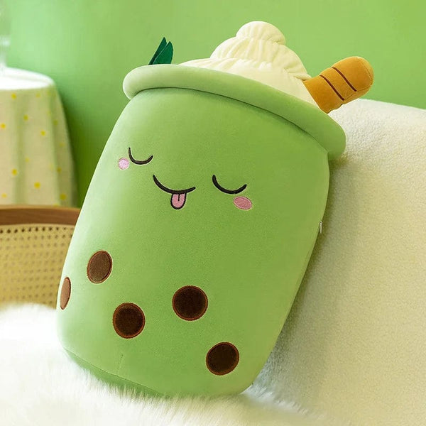 Planet Gates 20-25cm 5 9.4 inch Boba Plush Stuffed Bubble Tea Plushie Cartoon Milk Tea Cup Pillow Soft Kawaii Gifts for Kids