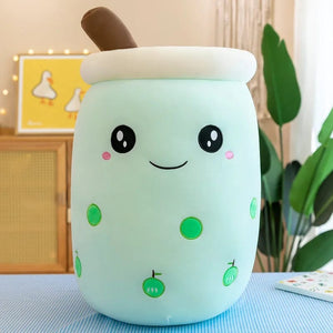 Planet Gates 20-25cm 6 9.4 inch Boba Plush Stuffed Bubble Tea Plushie Cartoon Milk Tea Cup Pillow Soft Kawaii Gifts for Kids