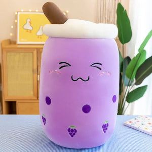 Planet Gates 20-25cm 9.4 inch Boba Plush Stuffed Bubble Tea Plushie Cartoon Milk Tea Cup Pillow Soft Kawaii Gifts for Kids
