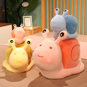 Planet Gates 20/30cm Cartoon Snails Plush Toys Lovely Animal Pillow Stuffed Soft Kawaii Snail Dolls Sofa Cushion Cute Birthday Gift for Girls