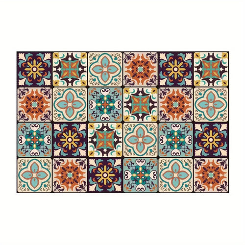 Planet Gates 20*30cm / Chengnan colored bricks 1pc, Quick Dry Coffee Mat, Coffee Bar Accessories, Non-slip Floral Boho Kitchen Counter Absorbent Plate Drying Mat, Microfiber Suitable For Coffee Maker, Coffee Pot, Super Absorbent Mat, Good Cleaning