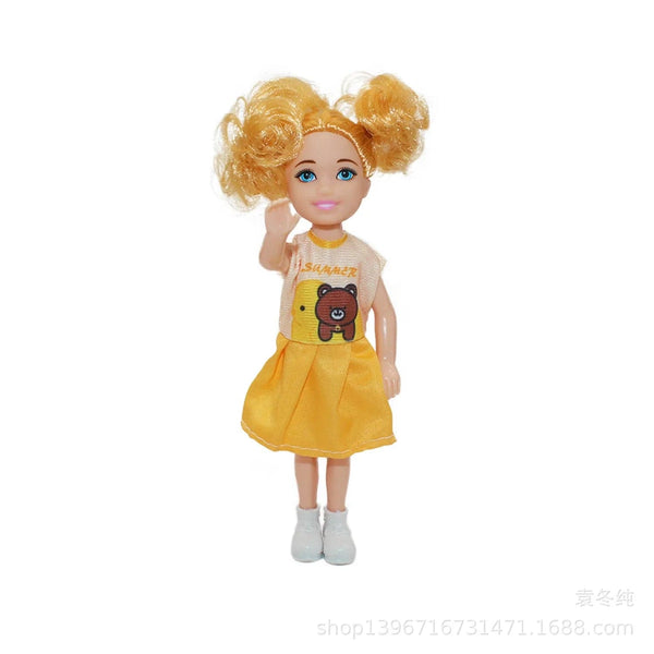 Planet Gates 20 5 Inch Mini Kelly Doll Accessories Fashion Chelsea Doll Clothes Party Grown Outfits Kids Girls Toys for Children Birthday Gift