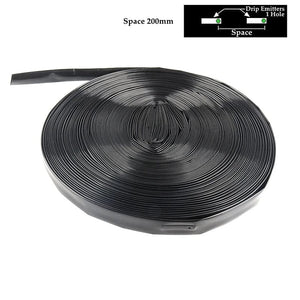 Planet Gates 20/50/100M 16mm Micro Irrigation Drip Tape 1-hole Greenhouse Garden Flower Pots Watering Soaker Hose With Pipe Connector