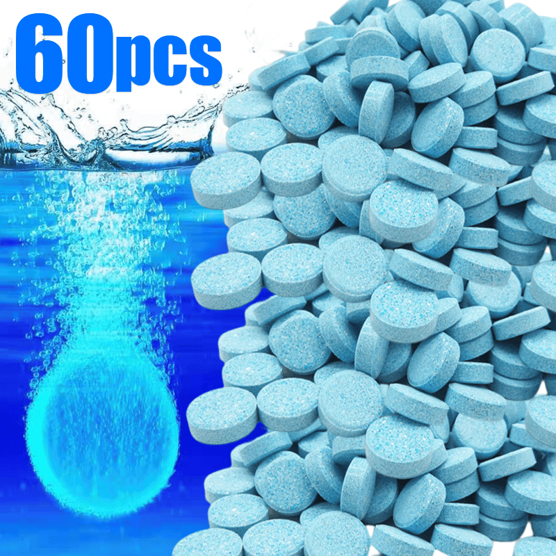 Planet Gates 20/60pcs Car Windshield Cleaner Car Effervescent Tablet Glass Water Solid Cleaner Universal Automobile Accessories Spray Cleaner