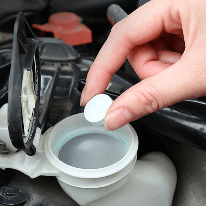 Planet Gates 20/60pcs Car Windshield Cleaner Car Effervescent Tablet Glass Water Solid Cleaner Universal Automobile Accessories Spray Cleaner
