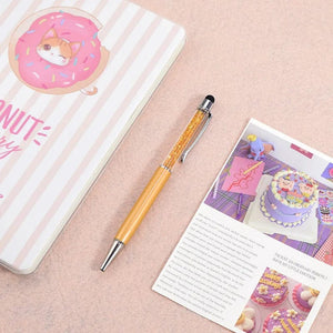 Planet Gates 20 / black Multicolor Metal Crystal Ballpoint Pen Custom Logo Pen Wedding Souvenir Advertising Gift School Teacher Office Stationery Pens