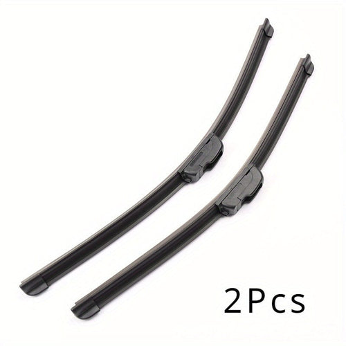 Planet Gates 20 Inch (50.8cm) 2pcs/set Automotive Universal Boneless U-shaped Wiper Blade Wiper Rubber Wiper Blade Black