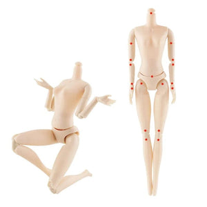 Planet Gates 20 joints White 30cm African Doll's Body 5/11/13/20 Joints Body Dark Skin Children's Pretty Girl Toy