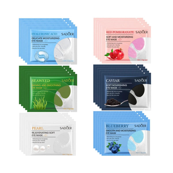 Planet Gates 20 Pairs Collagen Under Eye Patches Moisturizing Dark Circles Eyes Care Masks Puffy Eyes