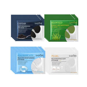 Planet Gates 20 Pais MIX 20 Pairs Collagen Under Eye Patches Moisturizing Dark Circles Eyes Care Masks Puffy Eyes
