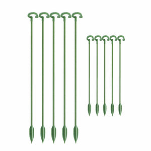 Planet Gates 20 Pcs / 37cm 5/10/20pcs Plastic Plant Supports Flower Stand Reusable Protection Fixing Tool Gardening Supplies For Vegetable Holder Bracket