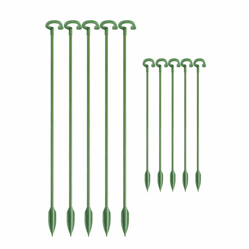 Planet Gates 20 Pcs / 37cm 5/10/20pcs Plastic Plant Supports Flower Stand Reusable Protection Fixing Tool Gardening Supplies For Vegetable Holder Bracket