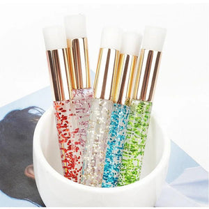Planet Gates 20 Pcs Crystal Eyelash Cleaning Brush Lashes Shampoo Brush Eyelash Extension Peel Off Blackhead Remover Makeup Tools Supplies