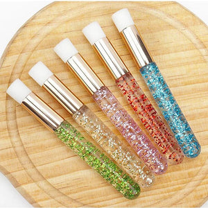Planet Gates 20 Pcs Crystal Eyelash Cleaning Brush Lashes Shampoo Brush Eyelash Extension Peel Off Blackhead Remover Makeup Tools Supplies