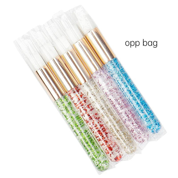 Planet Gates 20 Pcs Crystal Eyelash Cleaning Brush Lashes Shampoo Brush Eyelash Extension Peel Off Blackhead Remover Makeup Tools Supplies