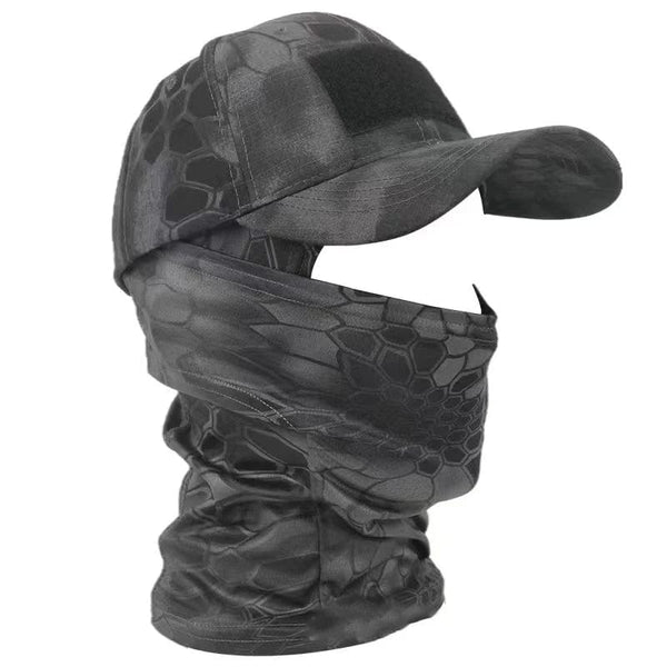 Planet Gates 20 Tactical Balaclava Baseball Caps Full Face Mask Set Men Summer Snapback Sun Hat Outdoor Hunting Camouflage Balaclava