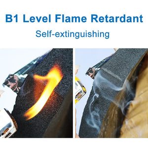 Planet Gates 200*50cm 5/7/10mm Car Sound Insulation Mat, Proofing Deadener Heat Noise Insulation Deadening Mat Hood Closed Cell Foam Accessories