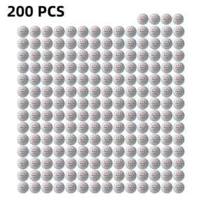 Planet Gates 200 PCS White Huieson 3 Star Table Tennis Training Balls G40+ White Orange ABS Ping Pong Balls for Table Tennis Club Training with Box Packing