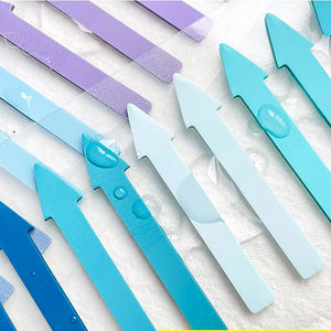 Planet Gates 200 Sheets Transparent Fluorescent Index Tabs PET Arrow Flags Sticky Note for Page Marker Planner Stickers Office School