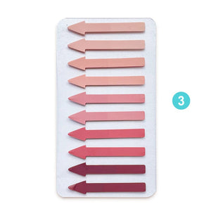 Planet Gates 200 Sheets Transparent Fluorescent Index Tabs PET Arrow Flags Sticky Note for Page Marker Planner Stickers Office School