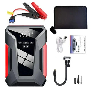 Planet Gates 2000A Car Jump Starter Air Pump Multi-Function4In1  Air Compressor Power Bank Car Battery Starter Starting Auto Tyre Inflator
