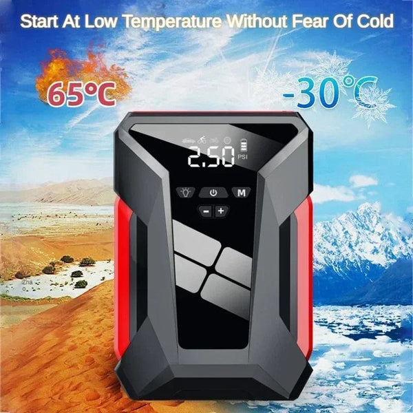 Planet Gates 2000A Car Jump Starter Air Pump Multi-Function4In1  Air Compressor Power Bank Car Battery Starter Starting Auto Tyre Inflator