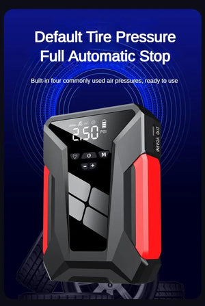 Planet Gates 2000A Car Jump Starter Air Pump Multi-Function4In1  Air Compressor Power Bank Car Battery Starter Starting Auto Tyre Inflator