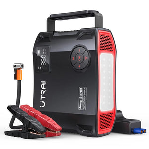 Planet Gates 2000A JS-5 / france UTRAI 4 In 1 2000A Jump Starter Power Bank 16000mAh 150PSI Air Compressor Tire Pump Portable Charger Car Booster Starting Device