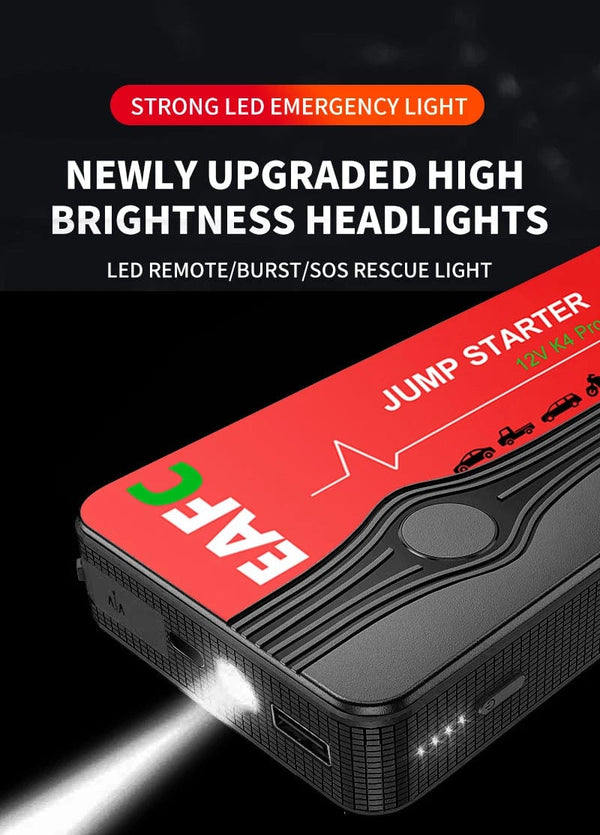 Planet Gates 2000A Starter / United States 12V Portable Car Jump Starter Auto Battery Booster Charger Car Emergency Booster Power Bank Starting Device