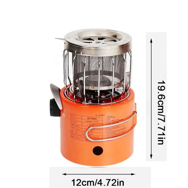 Planet Gates 2000W / CHINA Camp Heater For Tent Outdoor Camping Gas Heater Stove With Portable Handle Camping Stove Indoor Heater Heating Oven Burner
