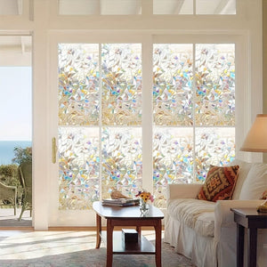 Planet Gates 200cm*45cm 1 Roll Of Self-adhesive PVC Glass Static Window Film Window Sticker, Suitable For Bathroom And Toilet Floor-to-ceiling Windows, Waterproof, Moisture-proof, UV-resistant, Transparent And Opaque Window Film