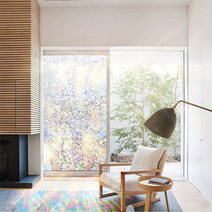 Planet Gates 200cm*45cm 1 Roll Of Self-adhesive PVC Glass Static Window Film Window Sticker, Suitable For Bathroom And Toilet Floor-to-ceiling Windows, Waterproof, Moisture-proof, UV-resistant, Transparent And Opaque Window Film