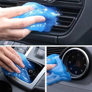 Planet Gates 200g Car Interior Air Vent Dashboard Cleaning Glue Slime Dust Remover Gel Care Home Computer Keyboard Gap Corner Cleaner Mud Can