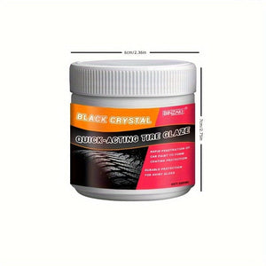 Planet Gates 200ml 200ml Car Tire Wax Tire Brightener Glaze Darkening Durable Maintenance Tire Treasure Anti-aging Oil Protector Decontamination Crystal Gloss Tire Wax