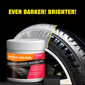Planet Gates 200ml 200ml Car Tire Wax Tire Brightener Glaze Darkening Durable Maintenance Tire Treasure Anti-aging Oil Protector Decontamination Crystal Gloss Tire Wax