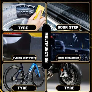 Planet Gates 200ml 200ml Car Tire Wax Tire Brightener Glaze Darkening Durable Maintenance Tire Treasure Anti-aging Oil Protector Decontamination Crystal Gloss Tire Wax