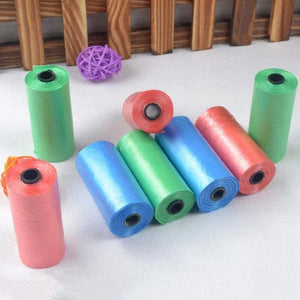 Planet Gates 200pcs/10Rolls Pet Poop Bags Dog Cat Eco-Friendly Waste Pick Up Clean Bag Pet Accessories
