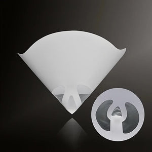 Planet Gates 200pcs 200pcs Paint Filter Paper Car Paint Spray Mesh Paper Filter Funnel Strainer Disposable Conical Straining Funnel
