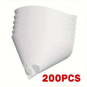 Planet Gates 200pcs 200pcs Paint Filter Paper Car Paint Spray Mesh Paper Filter Funnel Strainer Disposable Conical Straining Funnel