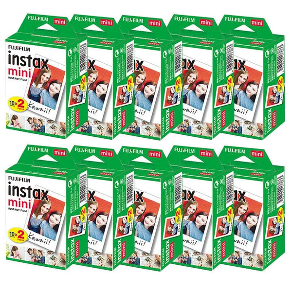 Planet Gates 200sheets / CHINA Fujifilm Instax Mini 12 9 Film White Edge 10 20 40 60 100 Sheets/Packs Photo Paper for Fuji Instant Camera 8/7s/11/25/50/90/sp-2