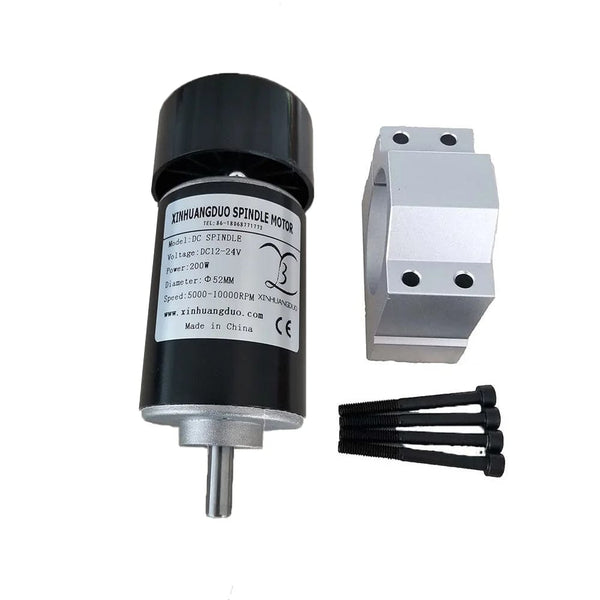 Planet Gates 200W ER11  Spindle 1 / Russian Federation Air cooled 0.2kw Air cooled spindle  Motor  CNC 200W Spindle Motor + Clamp for CNC Machine DIY CNC 24VDC 10000RPM